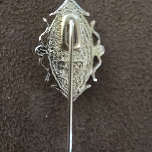 Avon Gold and Red Cameo Brooch - Picture 5 of 5